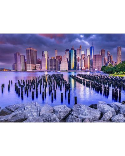 Puzzle Enjoy de 1000 piese - Cloudy Sky Over Manhattan, New York - 2